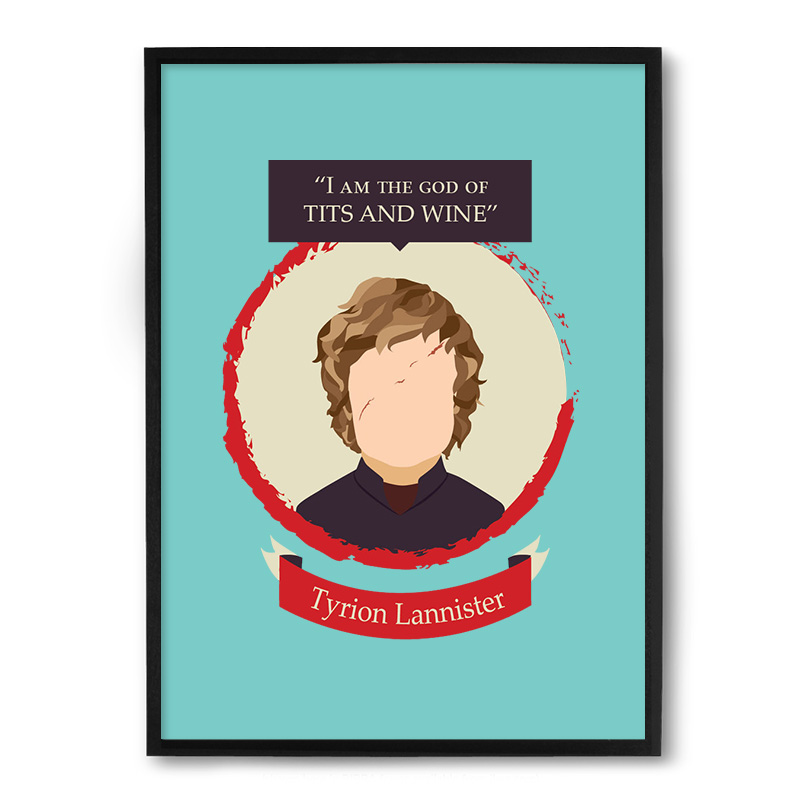 Quadro Nerderia Tyrion Lanister