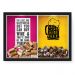 Quadro Porta Rolha Vinho E Tampinha Cerveja (2 Em 1) 33x43 cm  Nerderia e Lojaria Happiness e save water preto