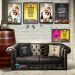 Quadro Porta Rolha Vinho E Tampinha Cerveja (2 Em 1) 33x43 cm  Nerderia e Lojaria Happiness e save water preto