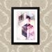Quadro Quadrado Abstrato 23X33