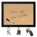 Quadro Recado Porta Chaves (Com Caneta Especial) 23x33cm Nerderia e Lojaria cortiça preto