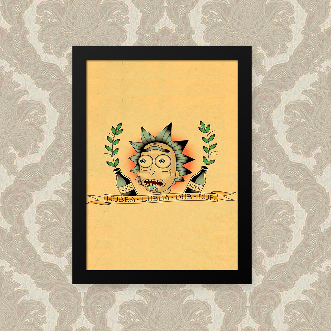 Quadro Rick Drunk 23X33