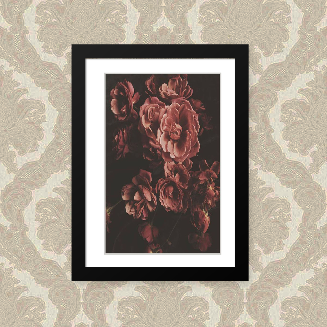 Quadro Rosas 23X33