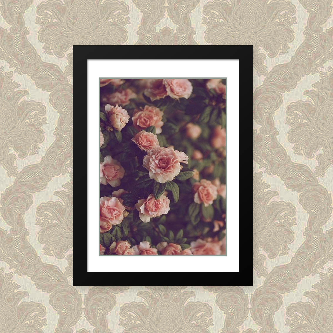 Quadro Rosas 33X43cm