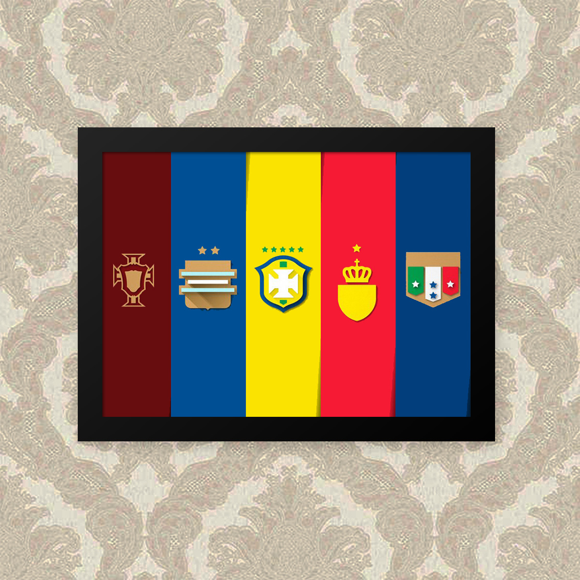 Quadro Seleções 23X33