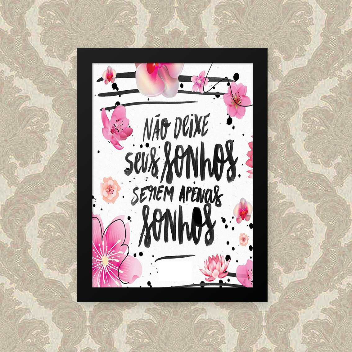 Quadro Sonhos 23X33