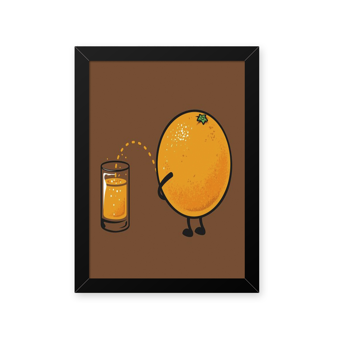 Quadro Suco De Laranja 23X33