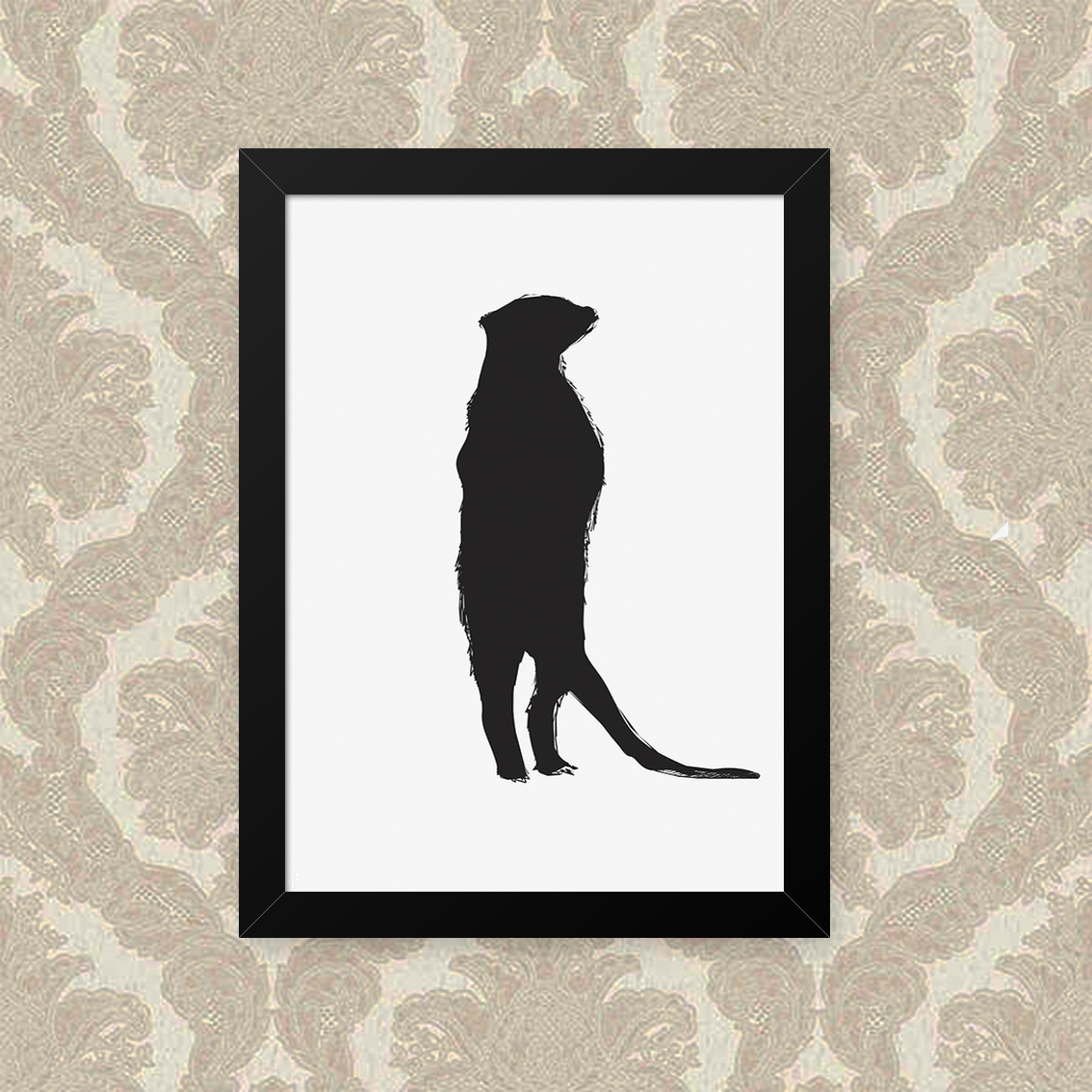Quadro Suricate 23X33cm