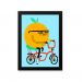 Quadro Tangerina Na Bike 23X33