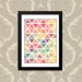 Quadro Triangulos Coloridos 33X43cm