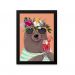 Quadro Urso 33X43cm