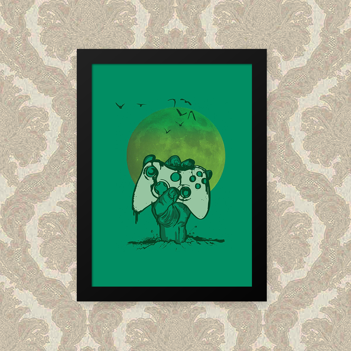 Quadro Zombie Gamer 23X33