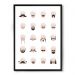 Quadro/Poster Nerderia Barba E Bigodes