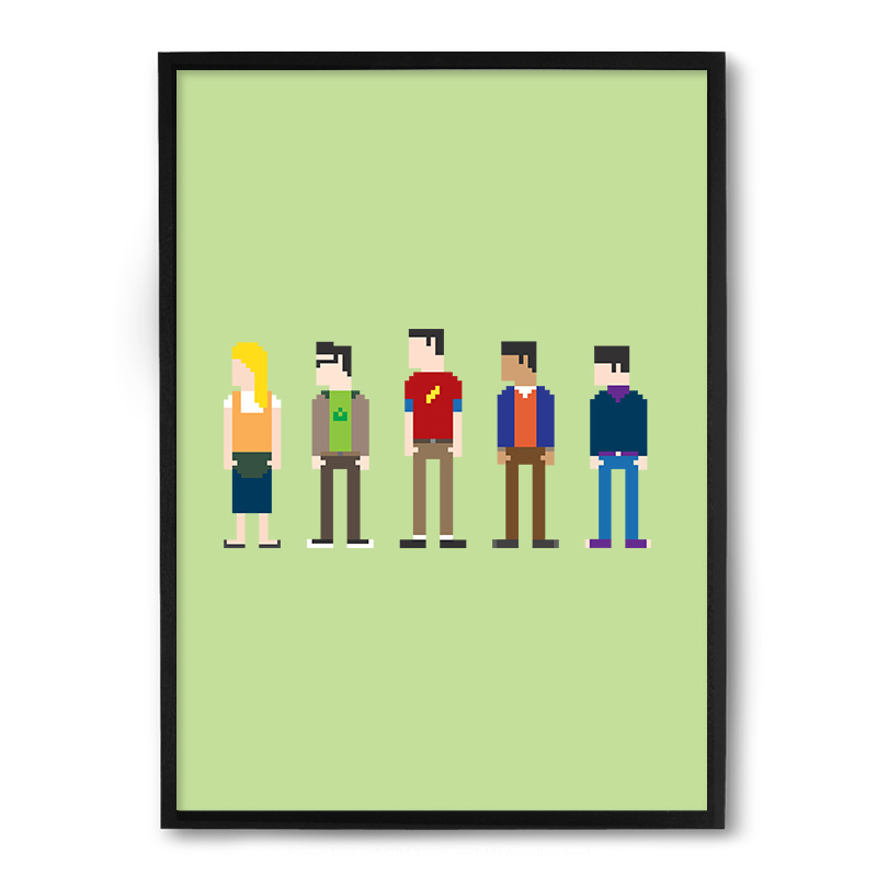 Quadro/Poster Nerderia Big Bang Pixels