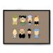 Quadro/Poster Nerderia Chaves Personagens