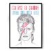 Quadro/Poster Nerderia David Bowie Pontialismo