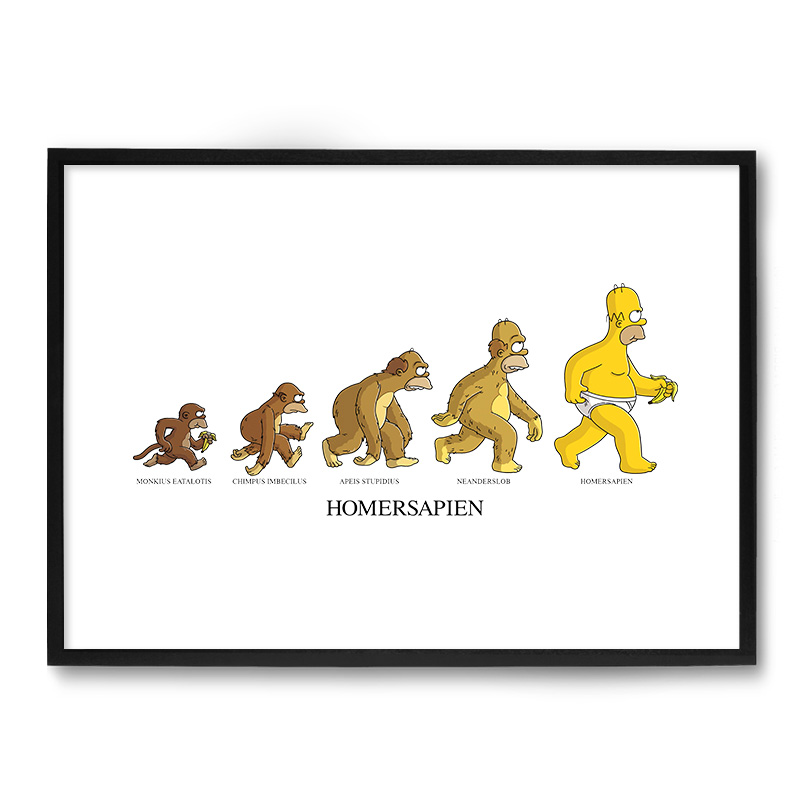 Quadro/Poster Nerderia Homersapien