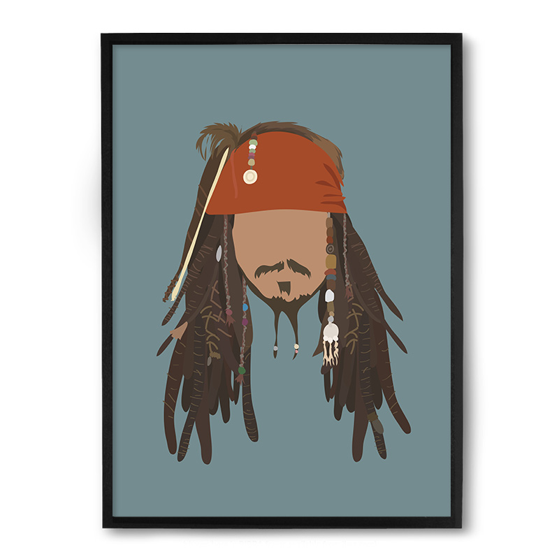 Quadro/Poster Nerderia Jack Aparrow
