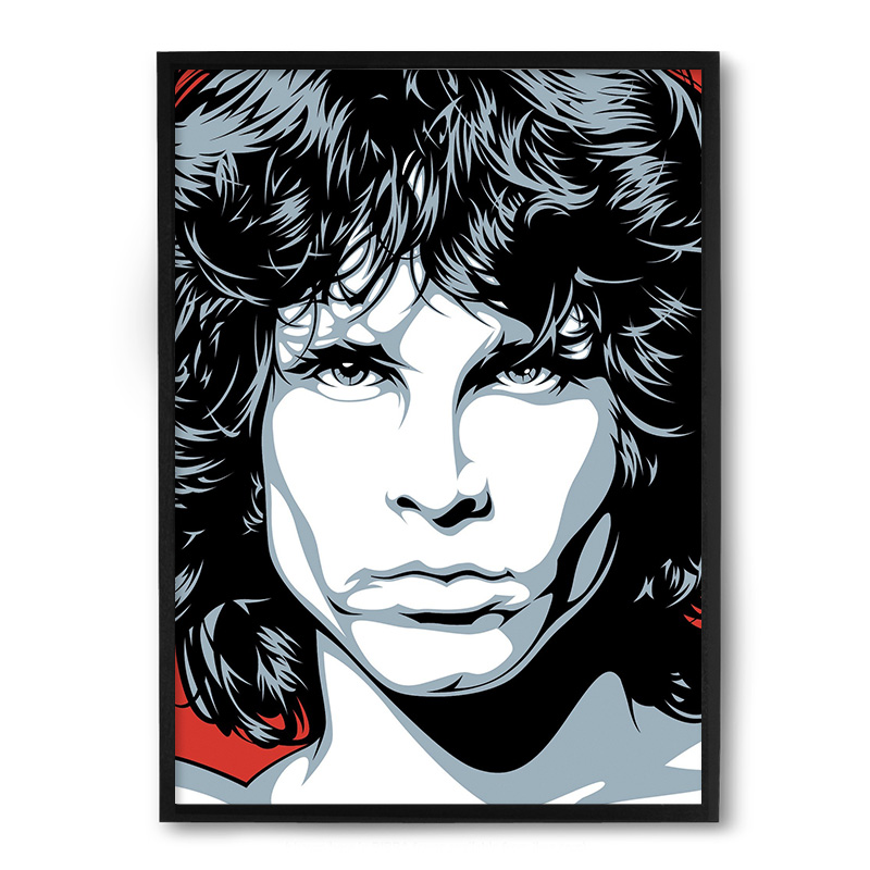 Quadro/Poster Nerderia Jim Morisson