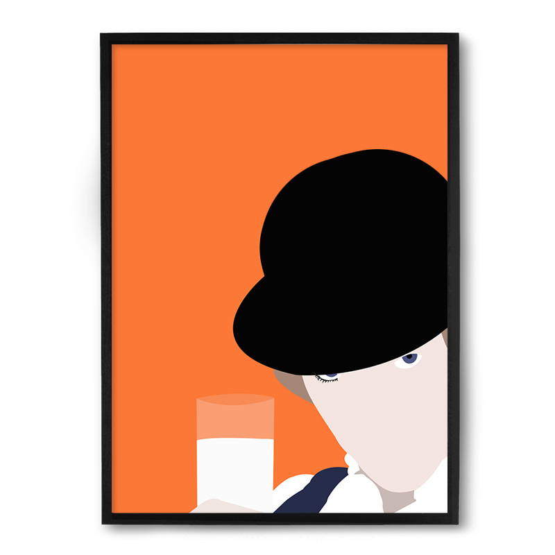 Quadro/Poster Nerderia Laranja Mecanica Vetor