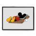 Quadro/Poster Nerderia Mickey Morto