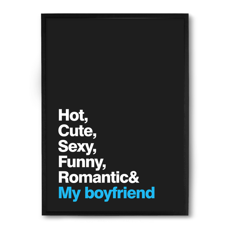 Quadro/Poster Nerderia My Boyfriend