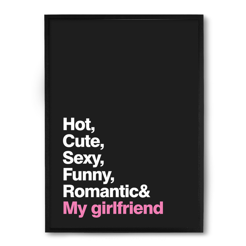Quadro/Poster Nerderia My Girlfriend