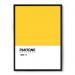 Quadro/Poster Nerderia Pantone Amarelo