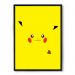 Quadro/Poster Nerderia Pikachu Minimalista