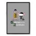Quadro/Poster Nerderia Pink Cerebro Breaking Bad