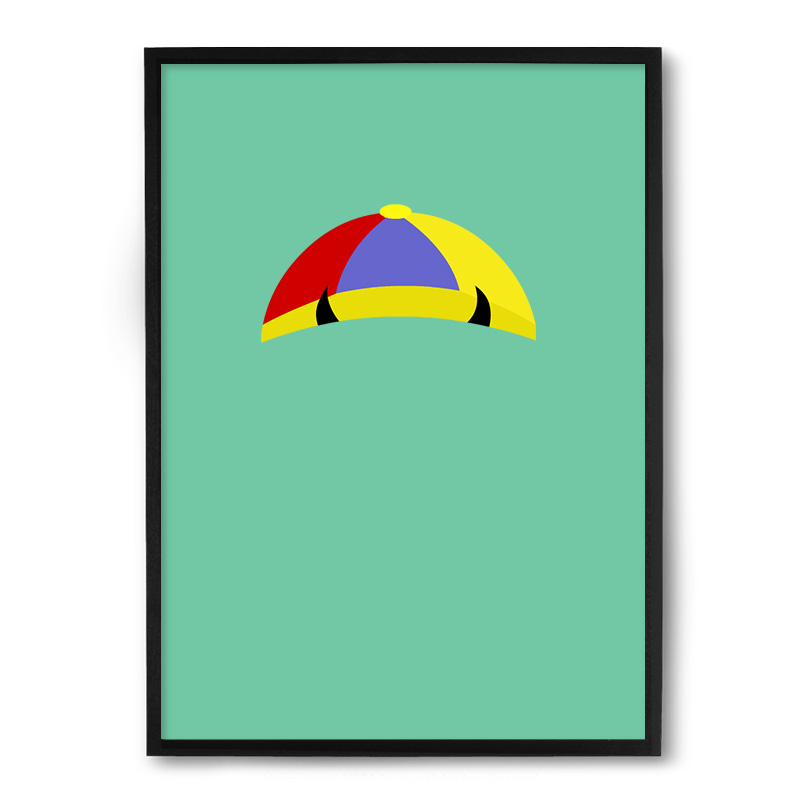 Quadro/Poster Nerderia Quico Chapeu