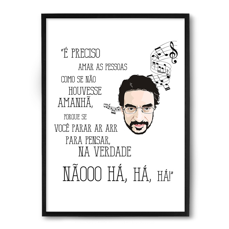 Quadro/Poster Nerderia Renato Russo