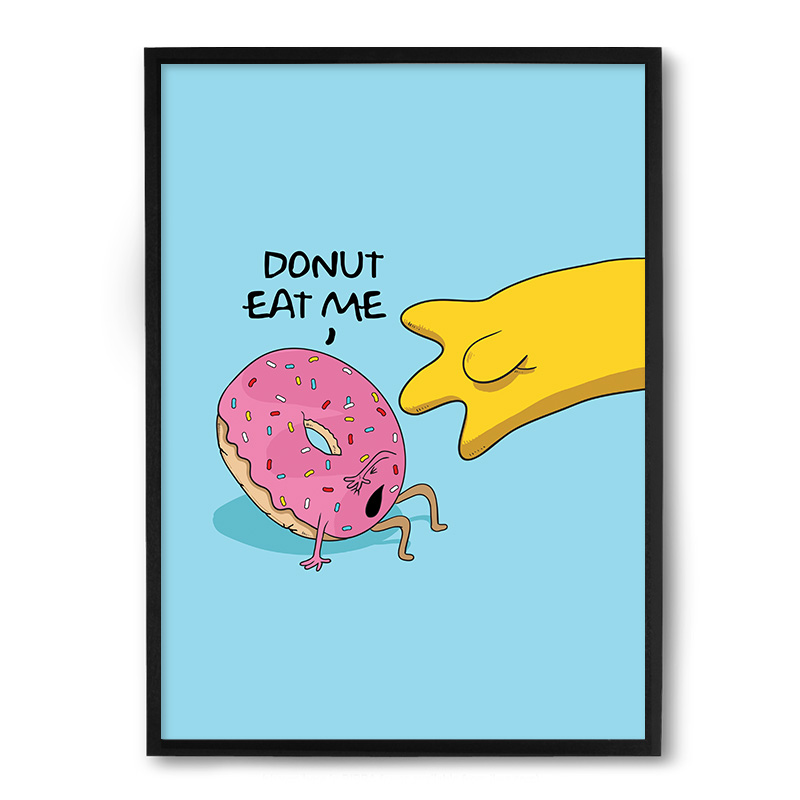 Quadro/Poster Nerderia Rosquinha