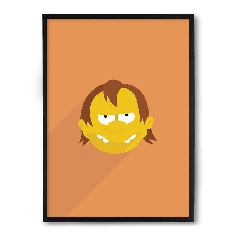 Quadro/Poster Nerderia Simpsons Nelson