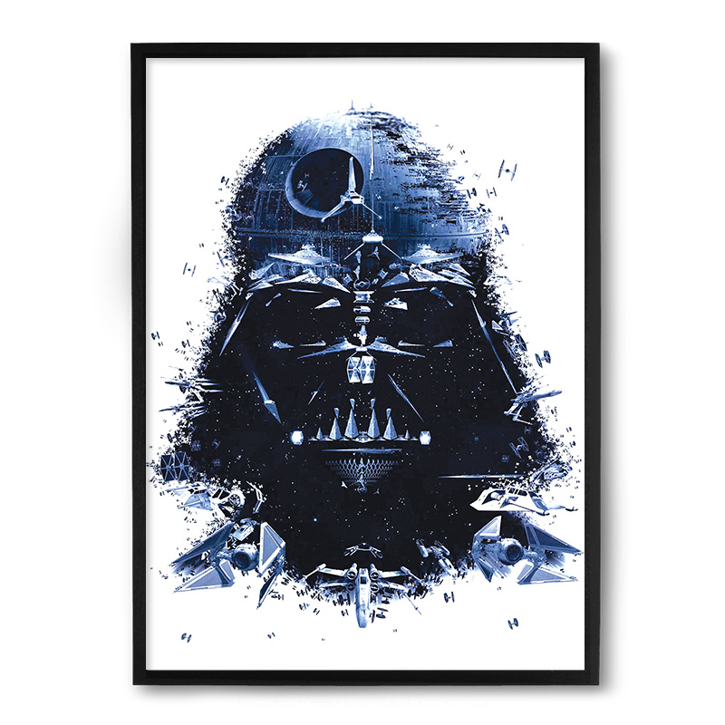 Quadro/Poster Nerderia Vader Spaceship