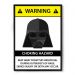Quadro/Poster Nerderia Warning Vader