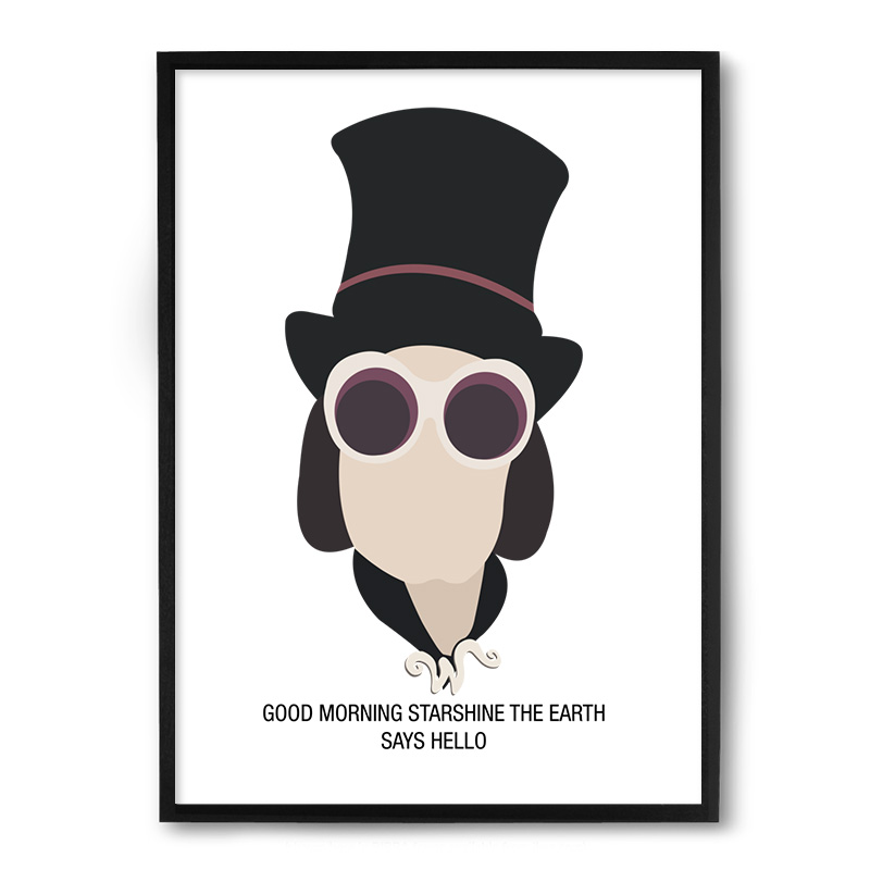 Quadro/Poster Nerderia Willy Wonka