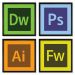 Quadros 20X20 (4 Uni) Nerderia Adobe Old