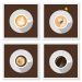 Quadros 20X20 (4 Uni) Nerderia Cafes 01