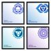 Quadros 20X20 (4 Uni) Nerderia Chakra 02