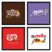 Quadros 20X20 (4 Uni) Nerderia Delicias