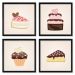 Quadros 20X20 (4 Uni) Nerderia Doces Gordos 02