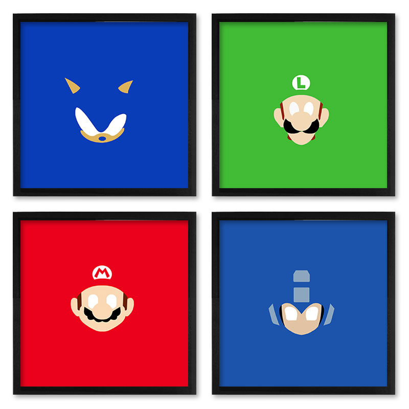 Quadros 20X20 (4 Uni) Nerderia Master Games