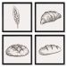 Quadros 20X20 (4 Uni) Nerderia Paes Old