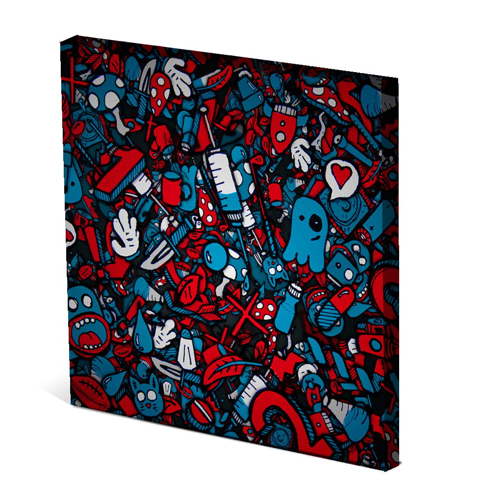 Tela Canvas Nerderia  30X30