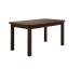 Conjunto Mesa De Madeira Maciça Castanho 160x88+ 6 Cadeiras Sfa