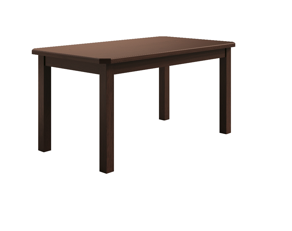 Conjunto Mesa De Madeira Maciça Castanho 160x88+ 6 Cadeiras Sfa