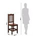 Conjunto Mesa De Madeira Maciça Castanho 200x88+ 8 Cadeiras Sfa