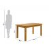 Conjunto Mesa De Madeira Maciça Mel160x88+ 6 Cadeiras Sfa