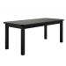 Conjunto Mesa De Madeira Maciça Preto 200x88+ 8 Cadeiras Sfa